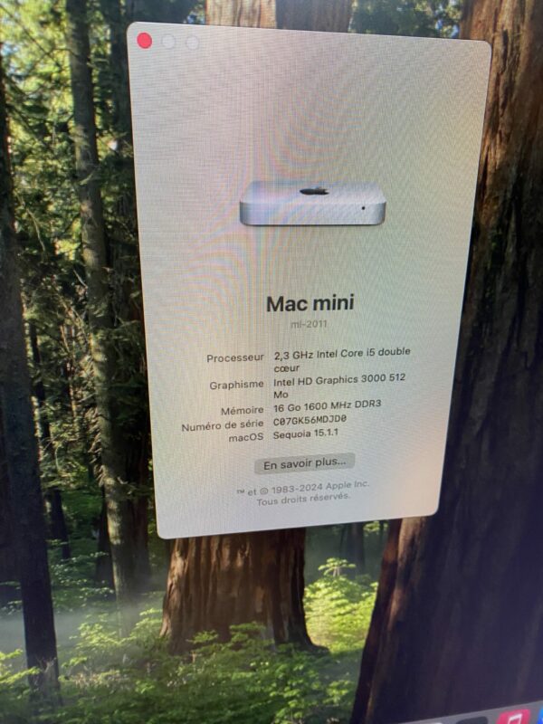 Mac mini Core i5, mi-2011 – Image 3